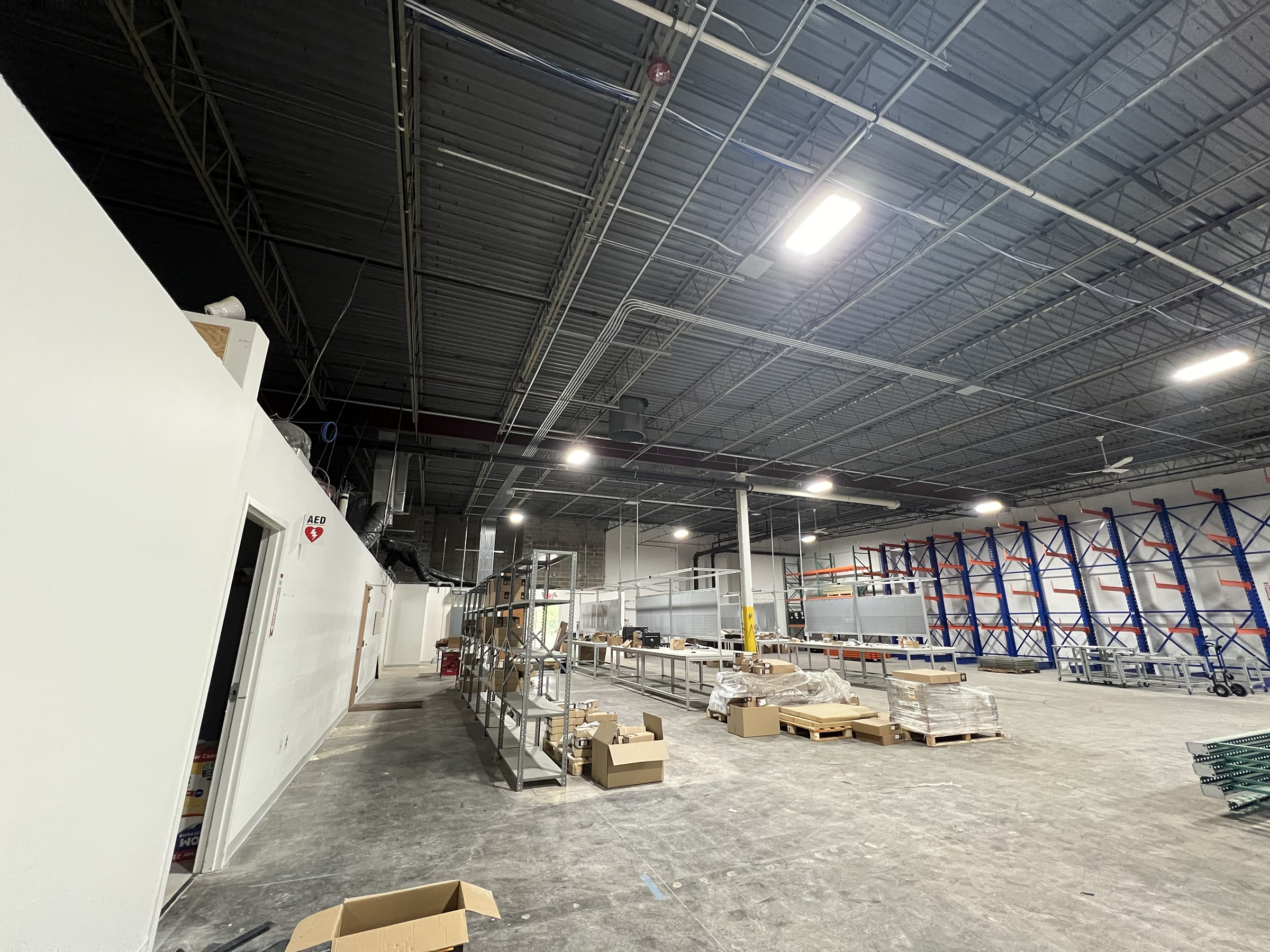 Intra Lighting factory upgrades